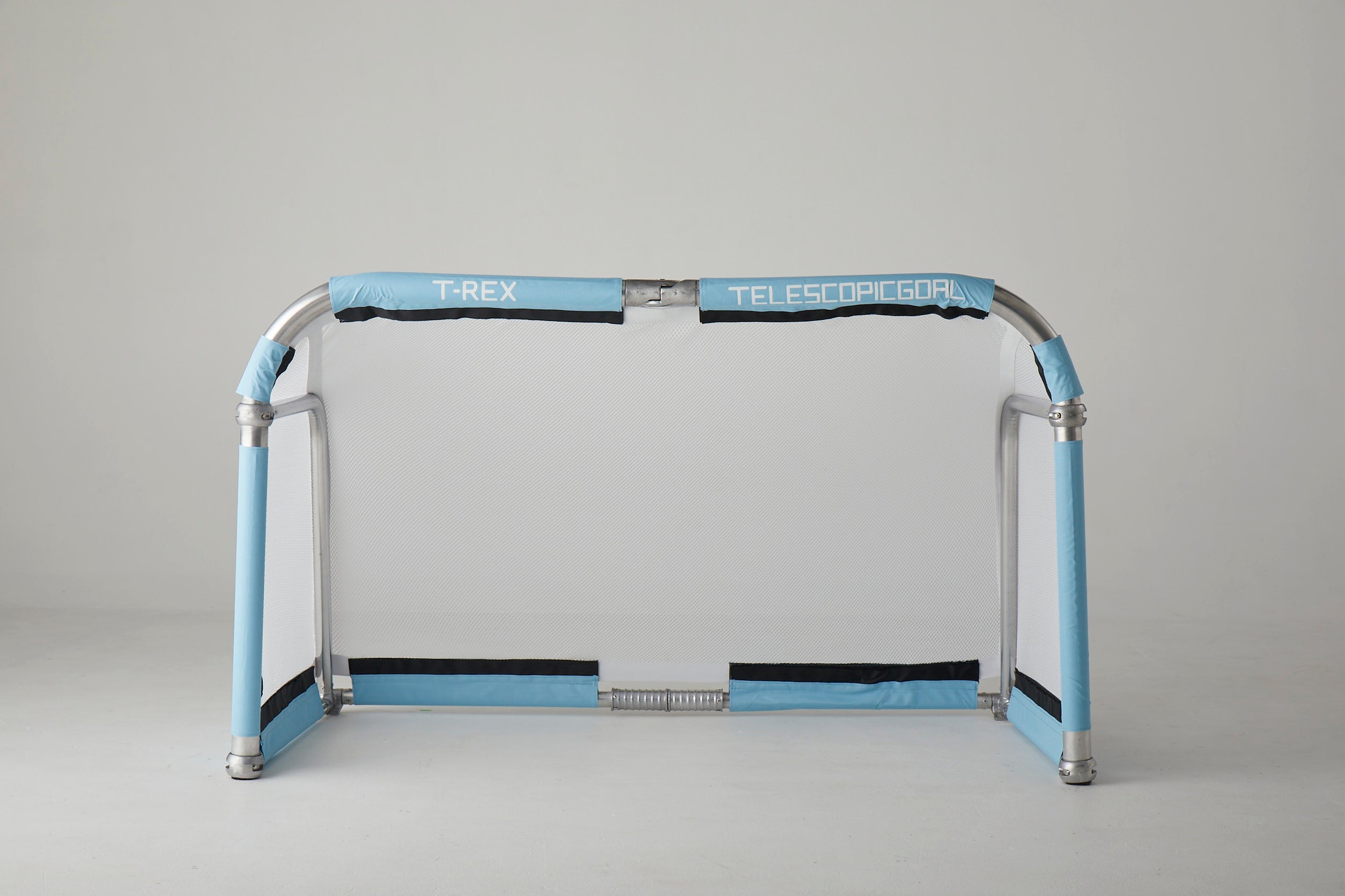 T-REX Foldable Aluminium Football Goal 1.5m x 0.9m (5'x3') Personalised Net Printing Available