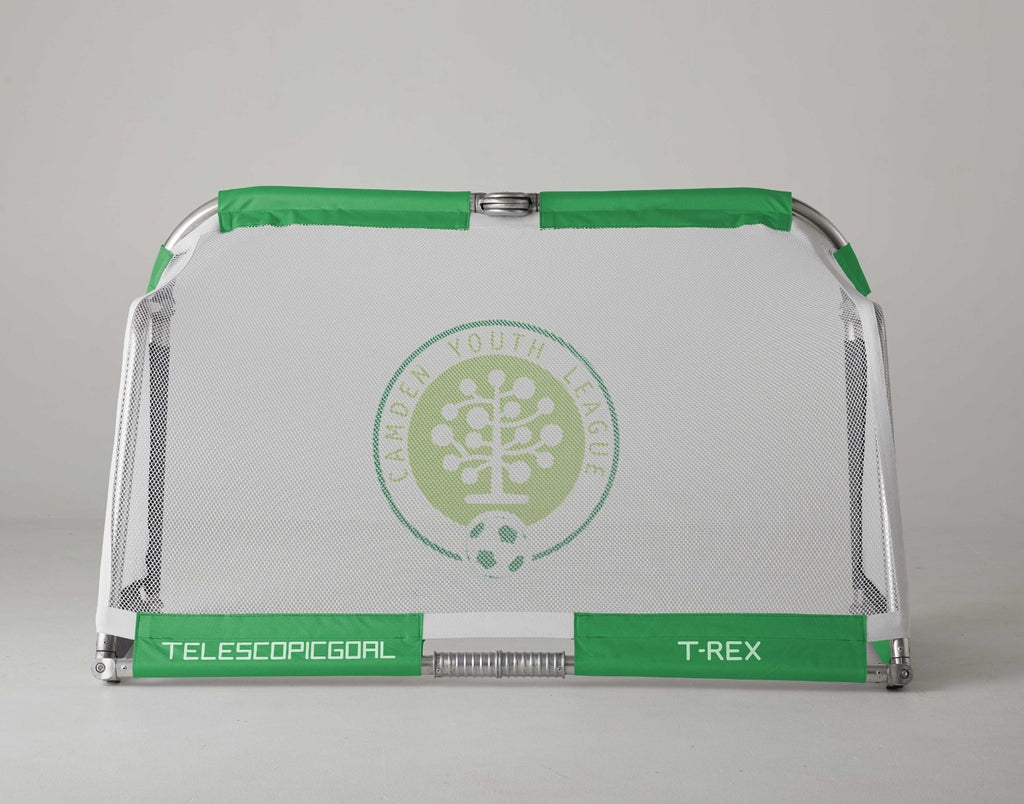 Customisable Printed Small Goal Net - Net Only (for T-Rex and similar 1.5m x 0.9m goals) - Club Badge or Logo Printing NZ