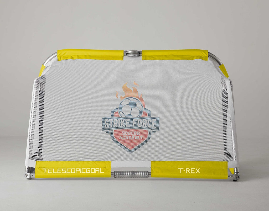 Customisable Printed Small Goal Net - Net Only (for T-Rex and similar 1.5m x 0.9m goals) - Club Badge or Logo Printing NZ