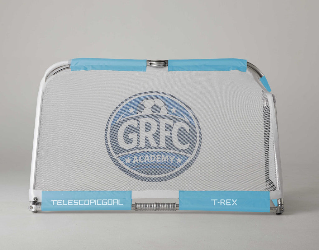 Customisable Printed Small Goal Net - Net Only (for T-Rex and similar 1.5m x 0.9m goals) - Club Badge or Logo Printing NZ